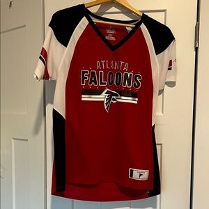 Majestic Atlanta Falcons Red and Black Jersey women’s